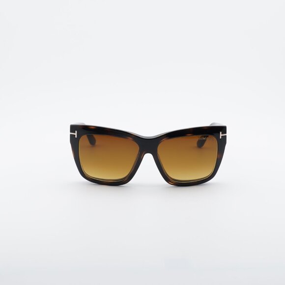 Tom Ford FT6069-B 052 Eyeglasses Havana 54mm Square Frame, Clip-On Brown main image 7